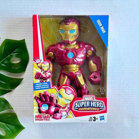 Hasbro Heroes Marvel Super Hero Adventures Mega Mighties Iron Man NEW - Picture 1 of 6